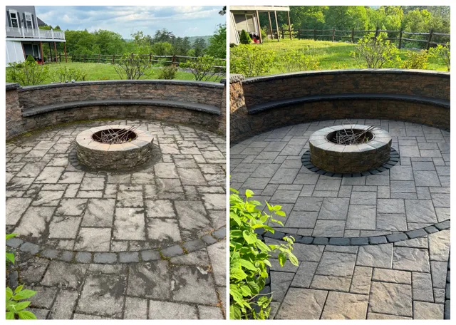 Soaked Pressure Washing work photo