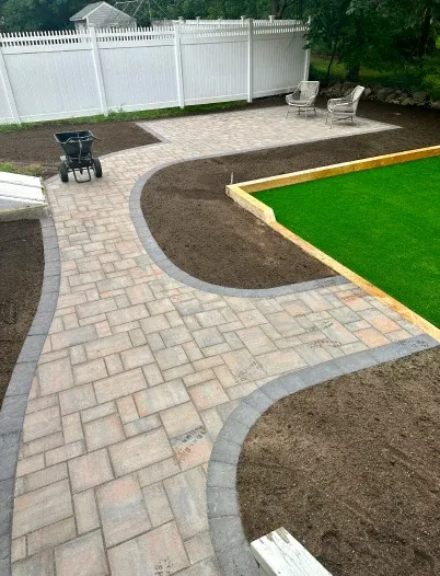 walkway installation
