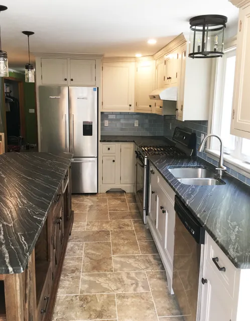 Kitchen Renovation Hubbardston, Massachusetts including Custom Cabinets by Hartman Construction Corp