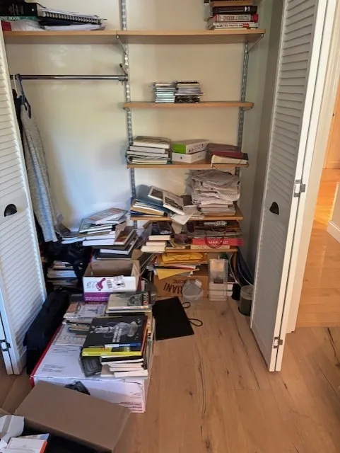 Closet before