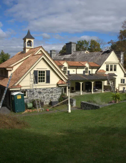 birds eye view house exterior