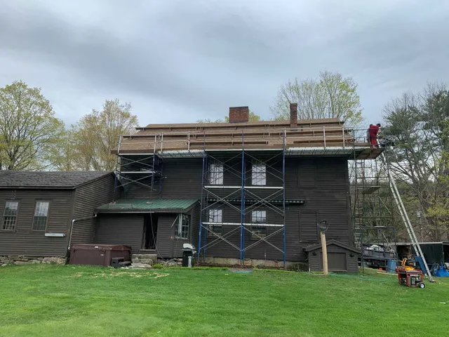 House Under Construction — Keene, NH — W.E. Brown Roofing