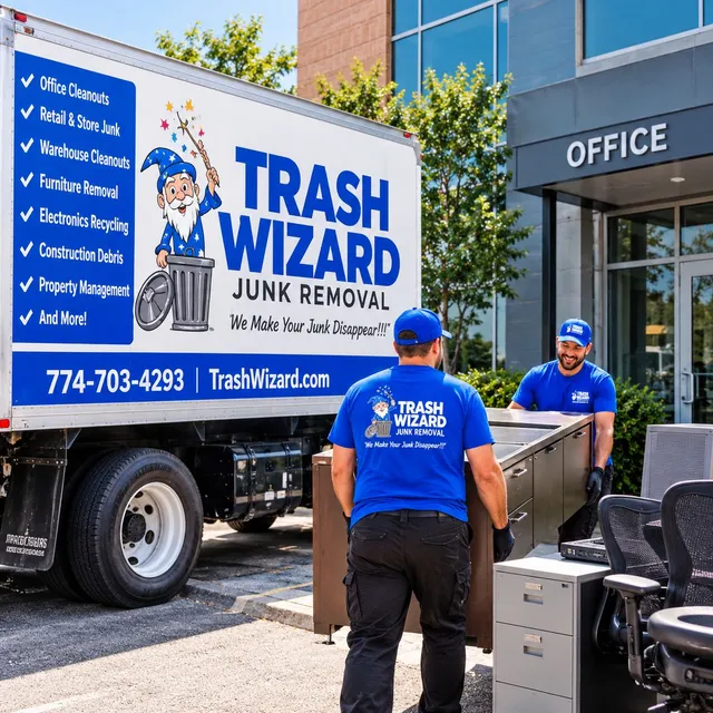 Trash Wizard Junk Removal work photo