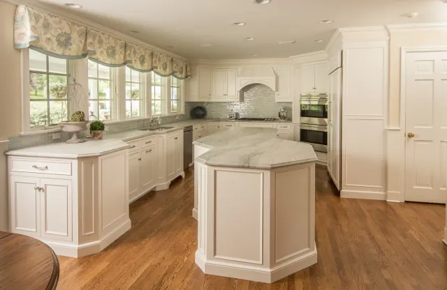 Classic White Kitchen Remodeling Project - Wilton CT