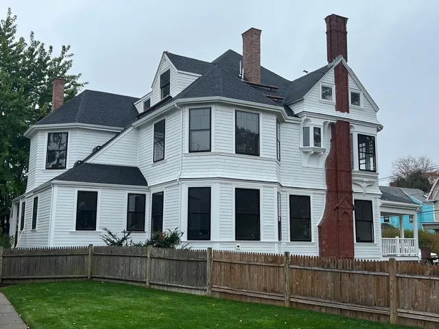 Historic home rear exterior after renovation