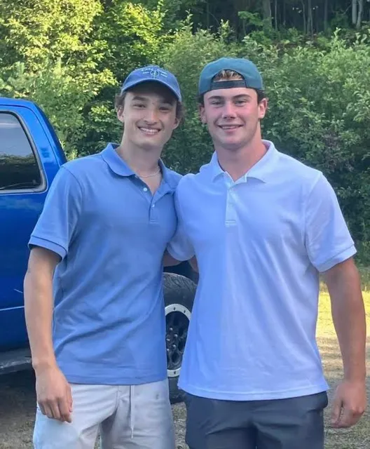 Junior Paschal and Carter Sullivan, owners of Round One Removal, in Hampton NH