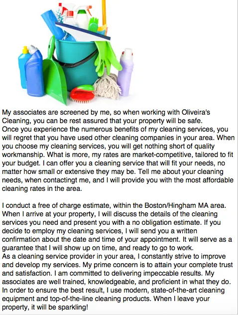 work photo from Google listing