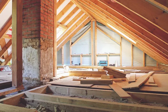 asbestos insulation in progress