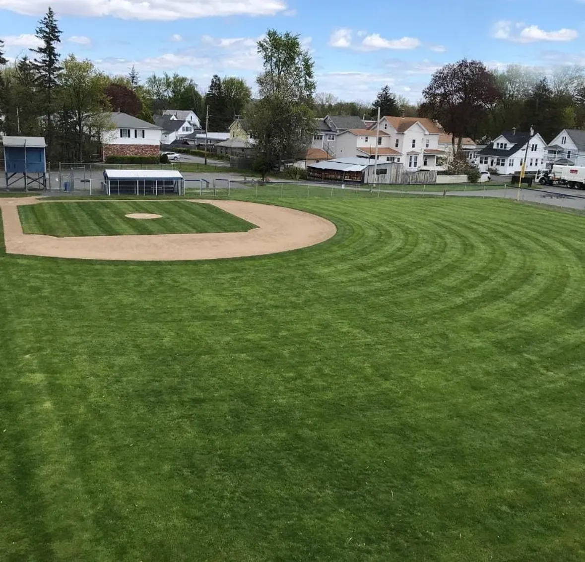 New Sod at Cross Street