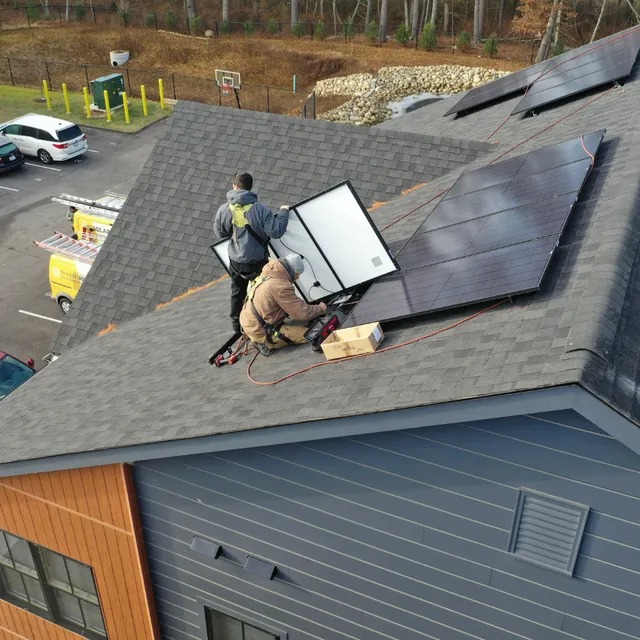 Newport Solar work photo