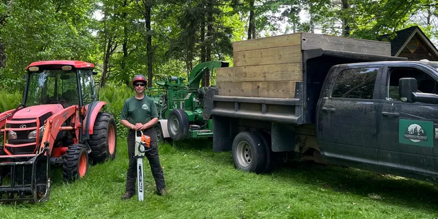 Woodsman's Tree Service, LLC work photo
