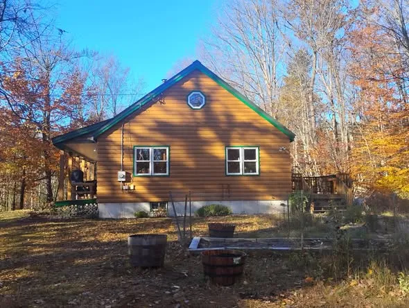 Log Cabin Staining