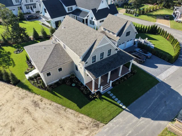 Finished Infinity Landscaping installation on Martha's Vineyard