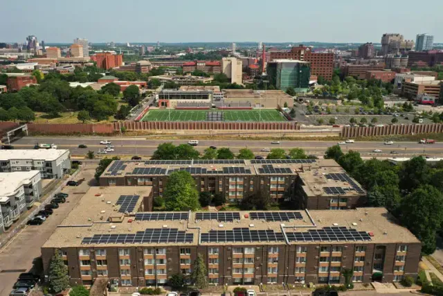 Riverton Community Housing Solar Installation – 4th Street