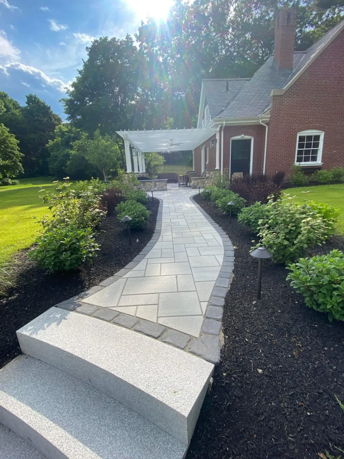 Paver walkway in Nashua, NH