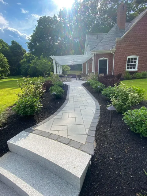 Paver walkway in Nashua, NH