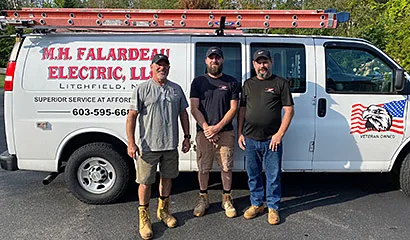 M H Falardeau Electric researched project photo