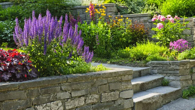 modern landscaping work photo
