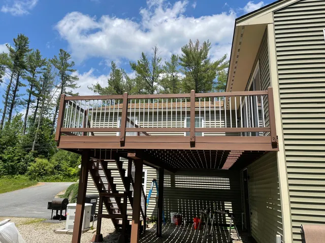 Above and beyond a contractor work photo