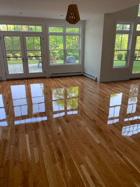 Southern Maine hardwood flooring work photo