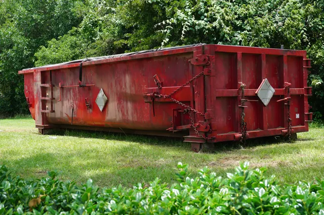 Massie Dumpster Rental Waterbury work photo