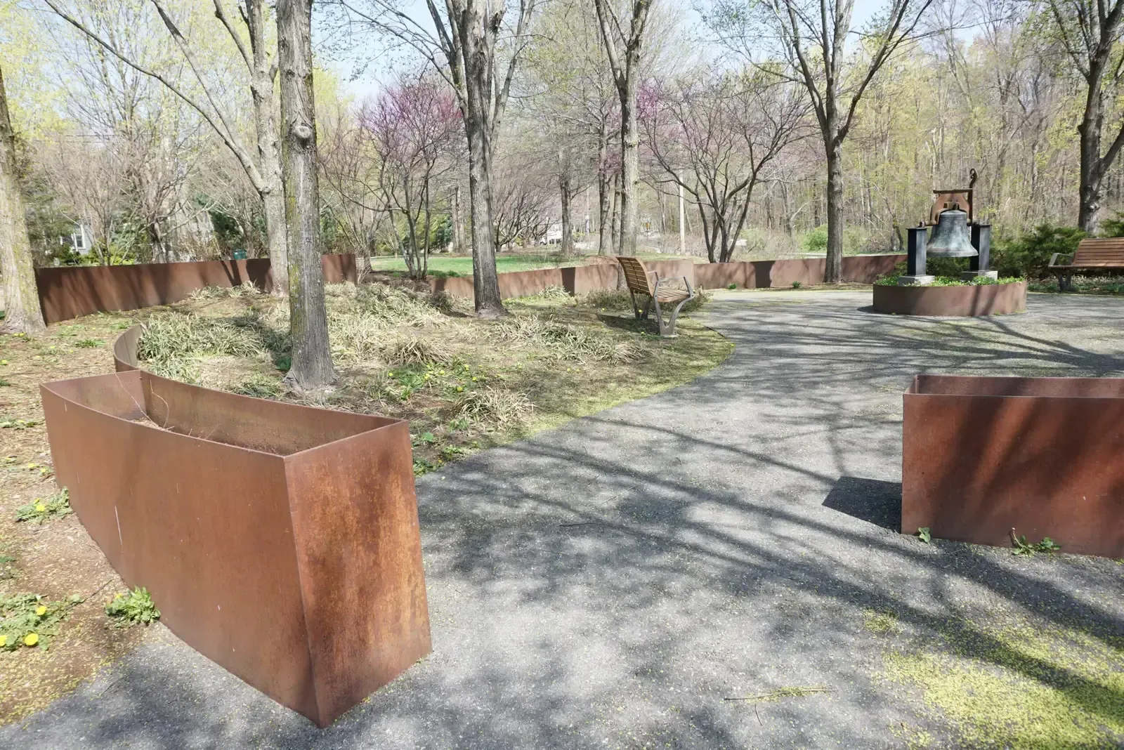 Completed landscape architecture project
