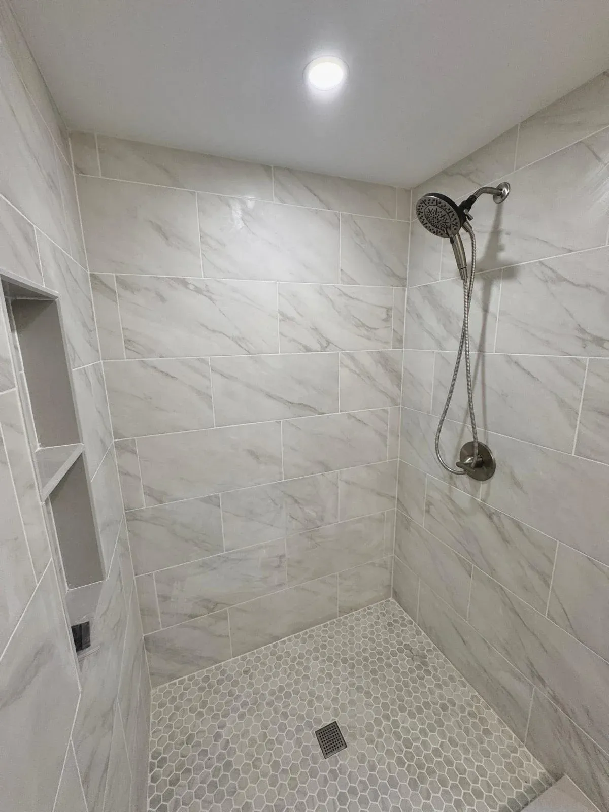 Walk-in shower detail