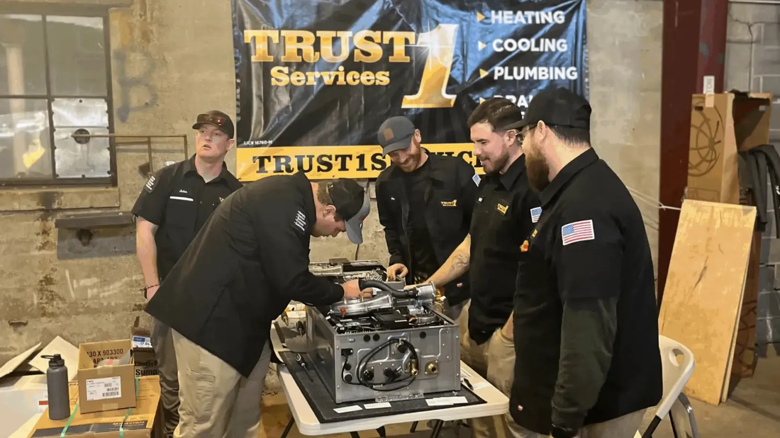 work photo from trust1services.com