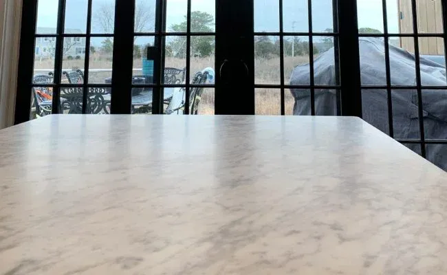 Satin Honed Marble After