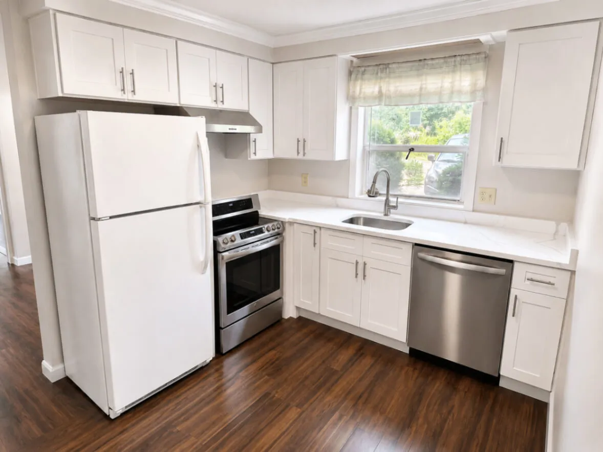 Kitchen Renovation with Shaker Cabinets | Lincoln, RI