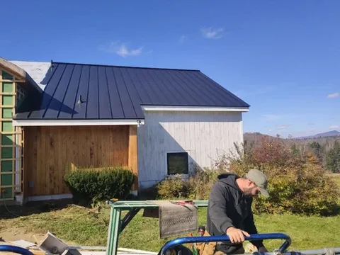 Metal roof