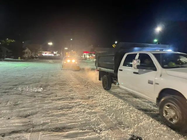 Snow plowing