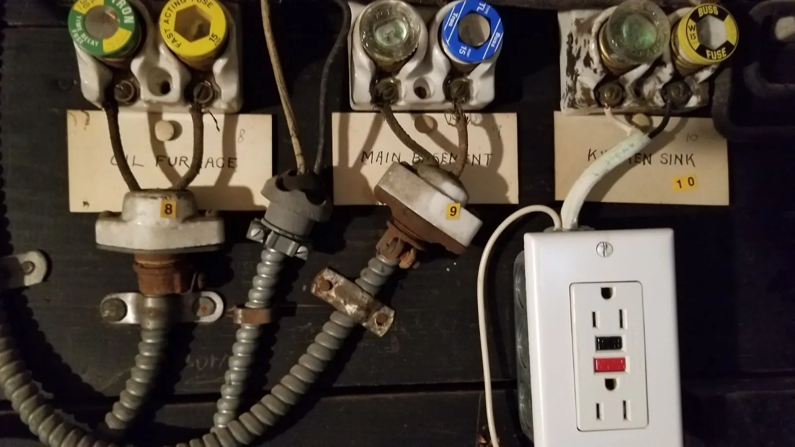 Panel and disconnect installation