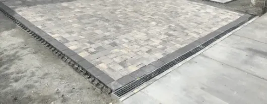 Brick walkway