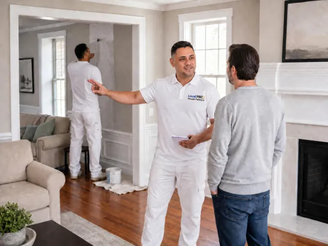 Interior painting consultation by LocalPRO House Painters in Connecticut
