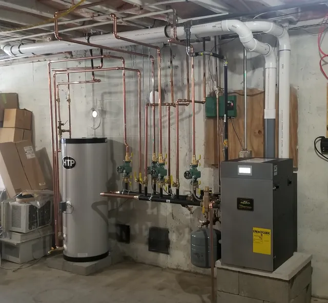 Bow Plumbing & Heating Corporation. work photo