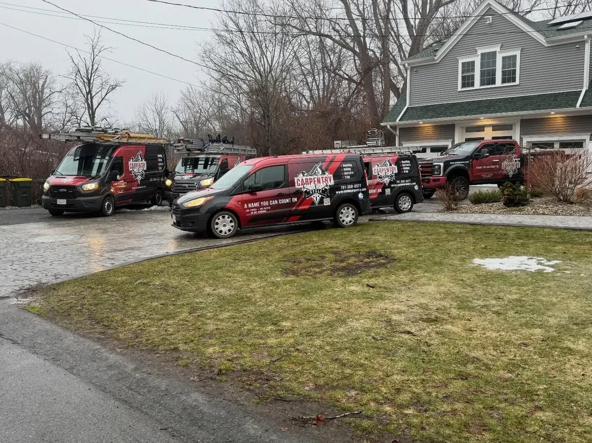 Cycle Carpentry Corp Fleet of Trucks
