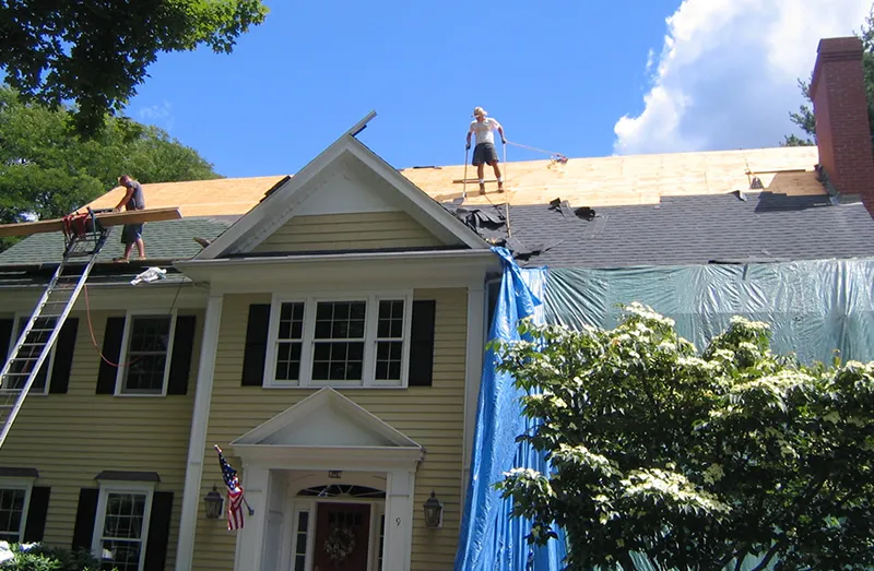 work photo from ljroofing.com
