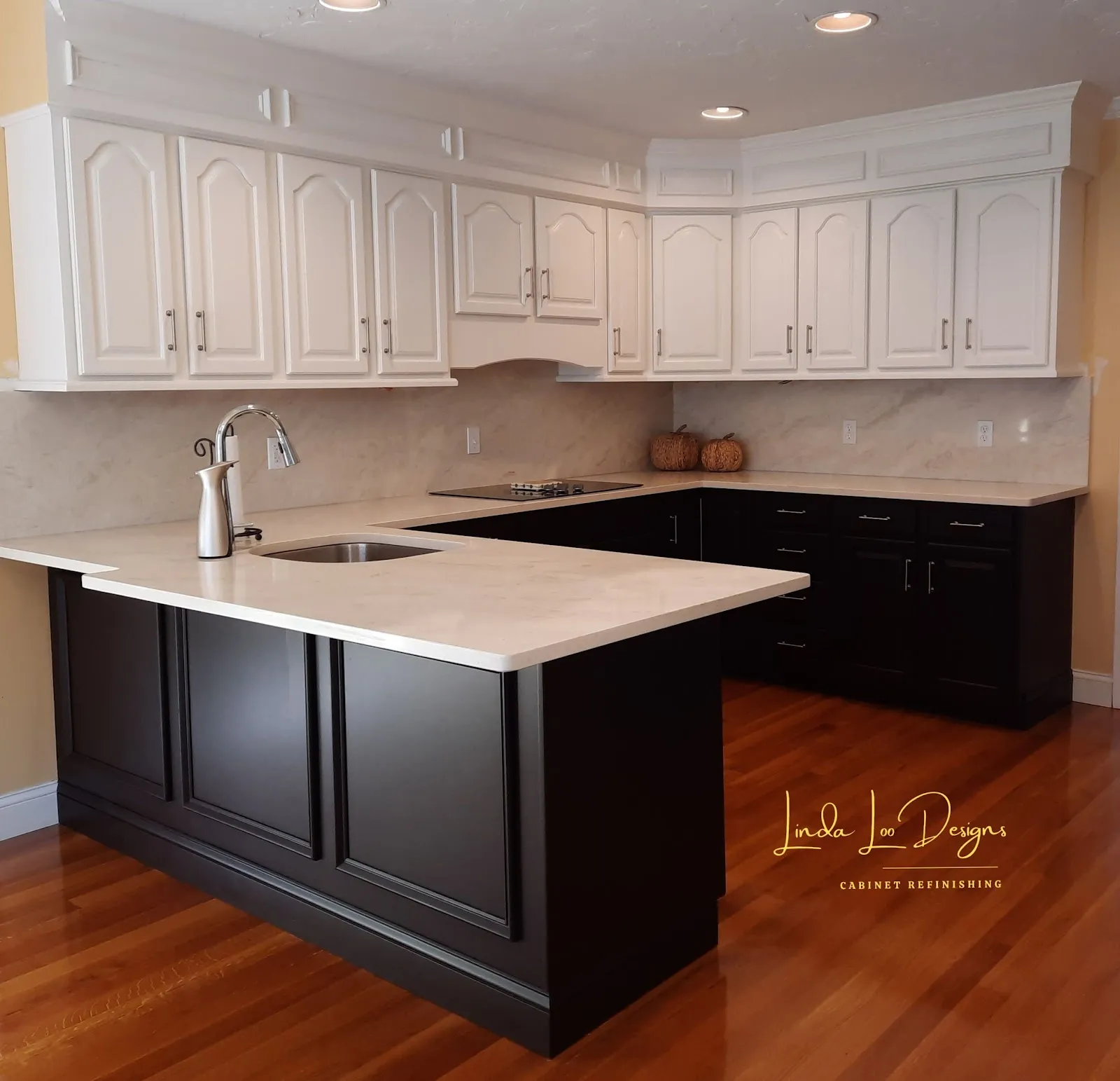 Linda Loo Designs-- cabinet refinishing and refacing