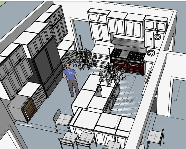 axonometric design -confirm spec cabinets