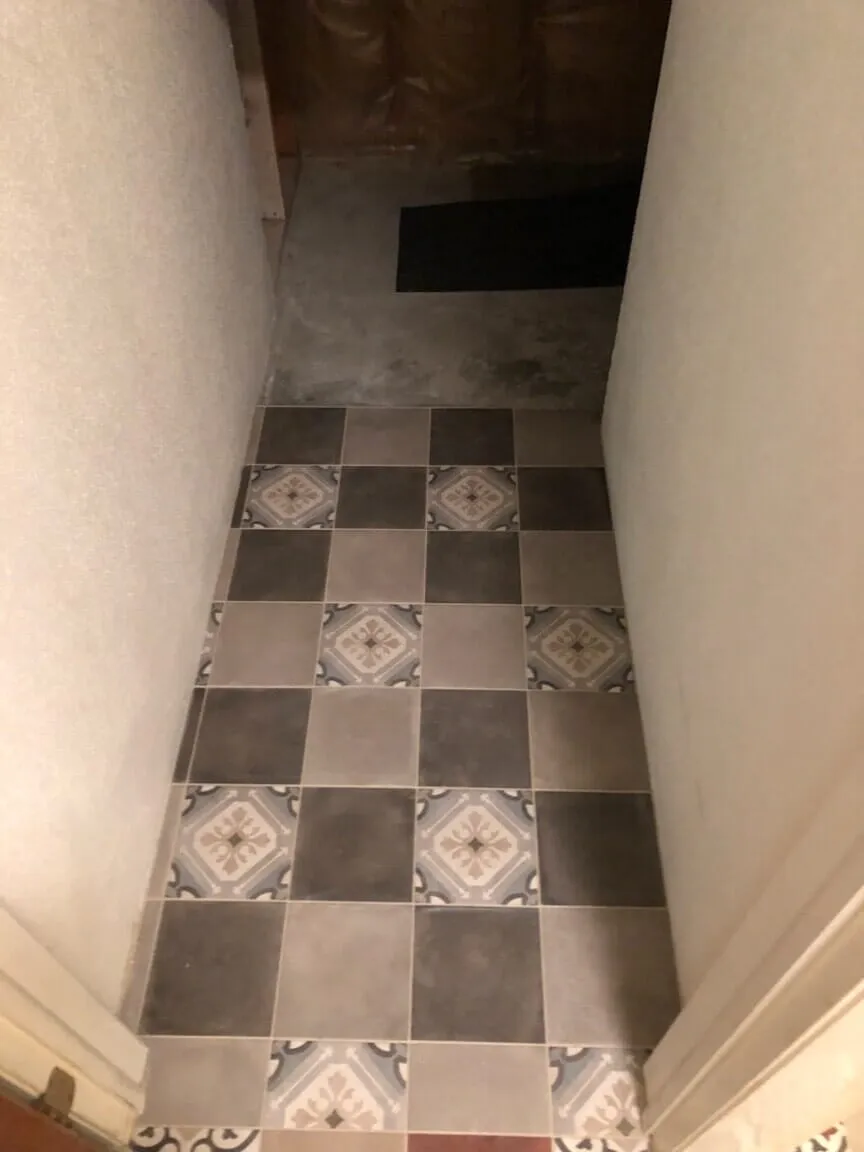 Mosaic tile flooring installation from  Summerlin Floors in Northampton, MA