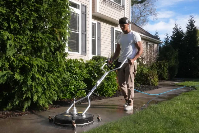 Bennetts Powerwash work photo