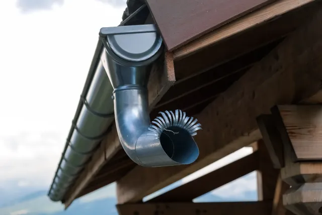 Seamless gutter installation in Vermont by JM Roofing