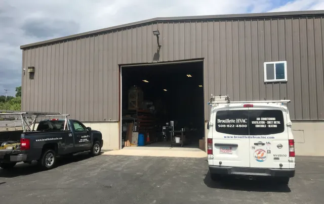 work photo from brouillettehvacinc.com