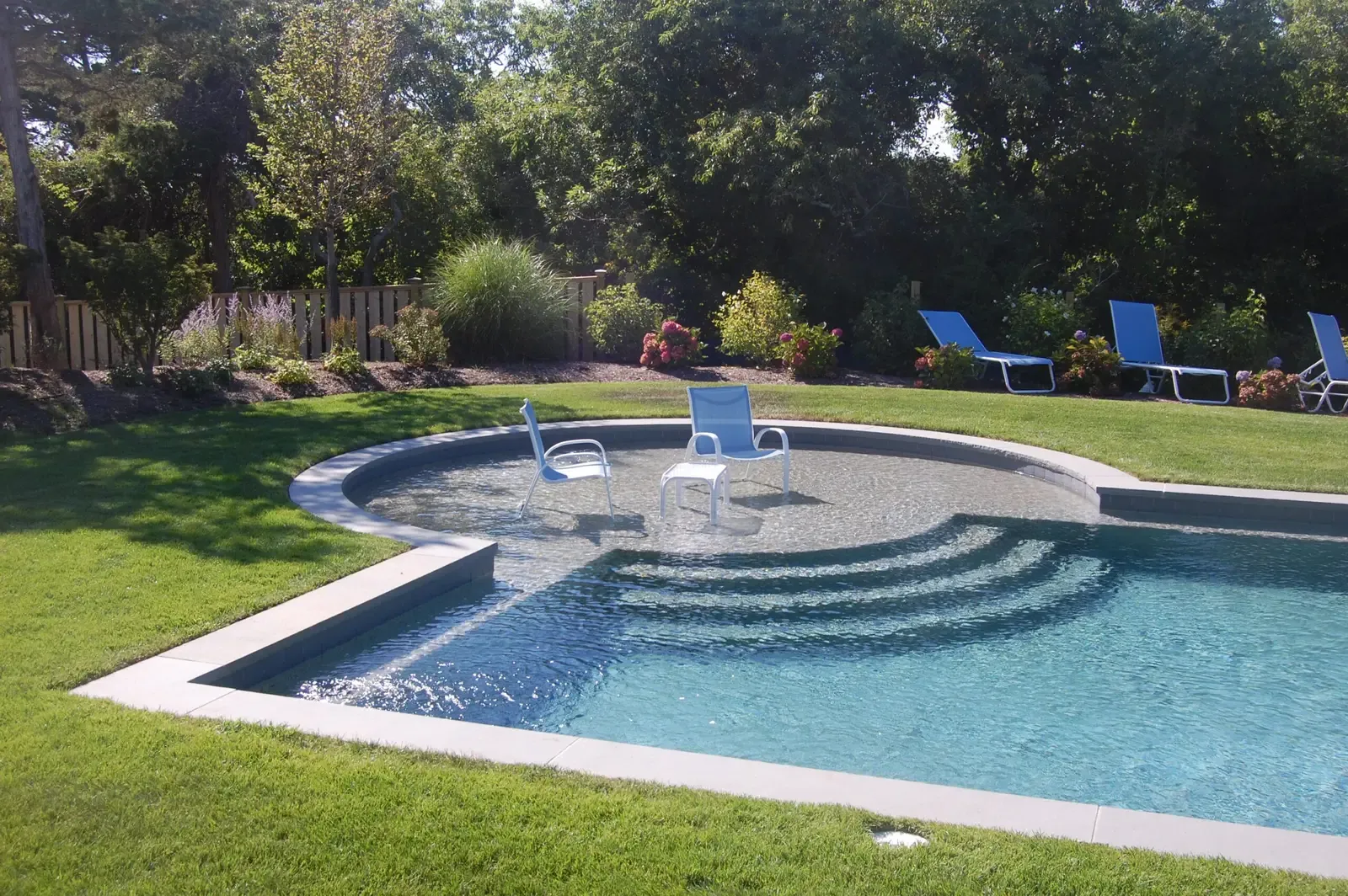 Completed landscape architecture project