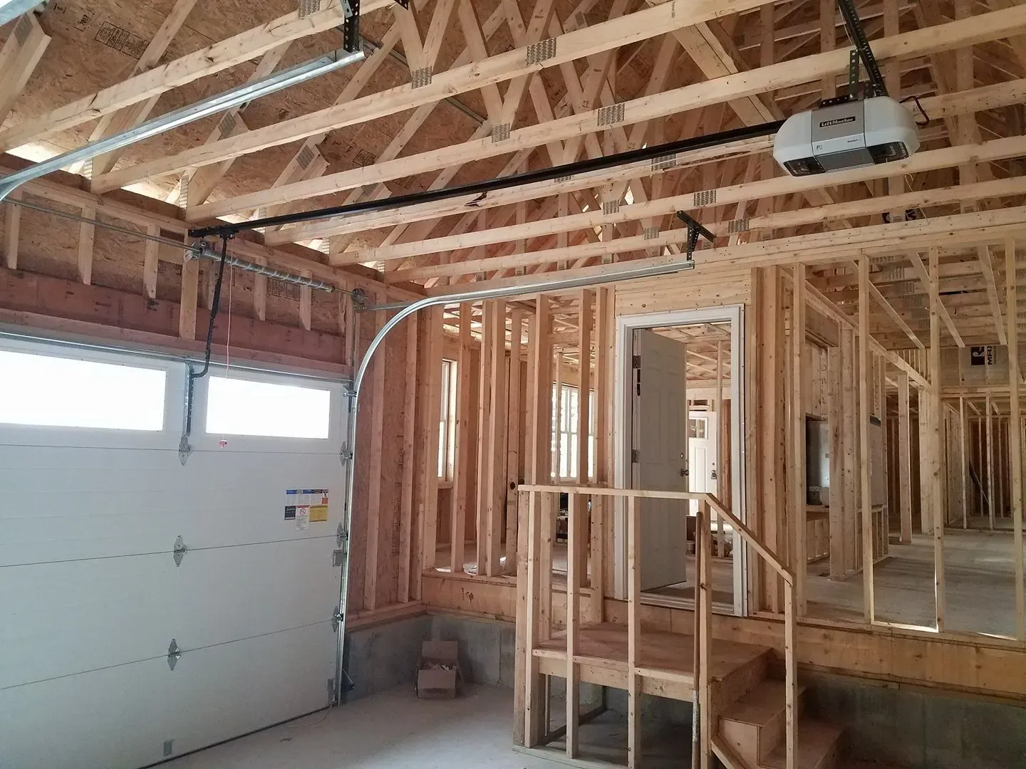 Residential garage door