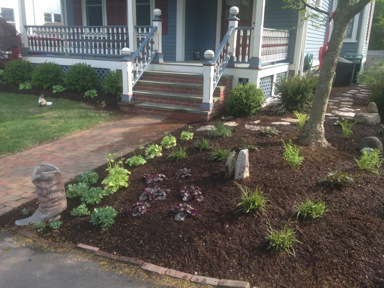 Front yard redesign, Newton MA
