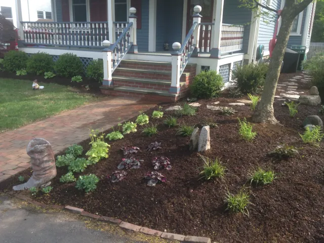Front yard redesign, Newton MA