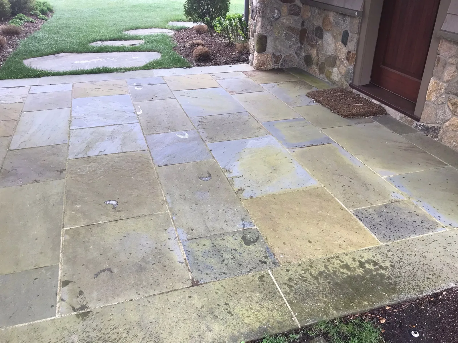 BEFORE POWER WASHING