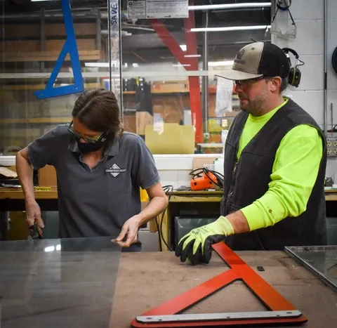work photo from greenfieldglass.com
